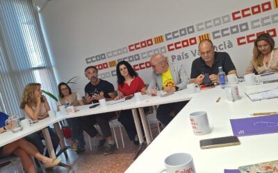 CCOO convoca a entidades sociales para hablar sobre la situación de los derechos en la Comunidad Valenciana